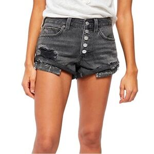 We The Free Charcoal Jean Shorts